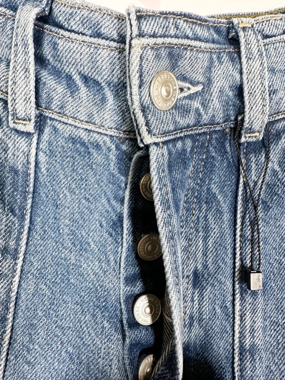 NEW Free People We The Free Head Over Heels Patchwork Wide Leg Denim Jeans 26 - Picture 12 of 16